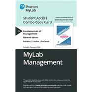 MyLab Management with Pearson eText -- Combo Access Card -- for Fundamentals of Management