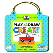 Green Start Play, Draw, Create Trucks : Reuseable Drawing and Magnet Kit