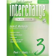 Interchange Full Contact Level 3 Part 1 Units 1-4 with Audio CD/CD-ROM