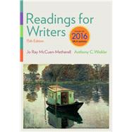 Readings for Writers, 2016 MLA Update