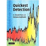 Quickest Detection