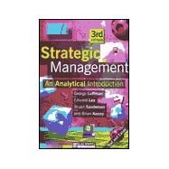 Strategic Management An Analytical Introduction