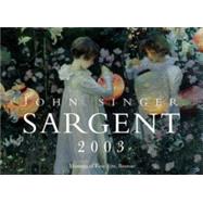 John Singer Sargent 2003 Calendar