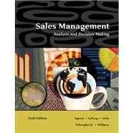 Sales Management : Analysis and Decision Making