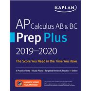 AP Calculus AB & BC Prep Plus 2019-2020 6 Practice Tests + Study Plans + Targeted Review & Practice + Online