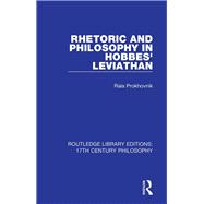 Rhetoric and Philosophy in Hobbes' Leviathan