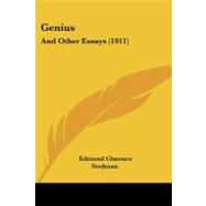 Genius : And Other Essays (1911)