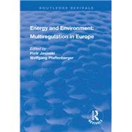 Energy and Environment: Multiregulation in Europe