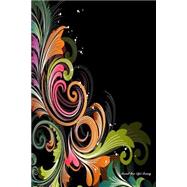 Abstract Floral Lined Journal