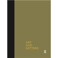 Art & Letters July-Winter1918 Cb: 2 Volumes