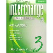 Interchange Third Edition Full Contact Level 3 Part 3 Units 9-12