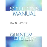 Student Solutions Manual for Quantum Chemistry