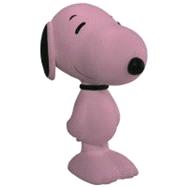 8 Snoopy Flocked Vinyl Figure: Pink : Pink