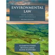 Environmental Law Text, Cases & Materials