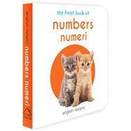 My First Book of Numbers - Numeri My First English - Italian Board Book