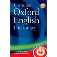 Concise Oxford English Dictionary Main edition,9780199601080