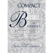 KJV Holy Bible Compact Reference, Silver Edition Button Flap