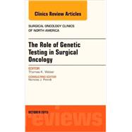 Genetic Testing and Its Surgical Oncology Implications: An Issue of Surgical Oncology Clinics of North America