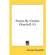 Poems by Charles Churchill V1