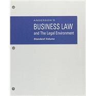 Bundle: Anderson’s Business Law and the Legal Environment, Standard Volume, Loose-Leaf Version, 23rd + MindTap Business Law, 1 term (6 months) Printed Access Card