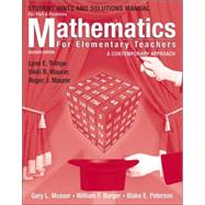 Mathematics for Elementary Teachers: A Contemporary Approach, Hints and Solutions Manual for Part A Problems, 7th Edition