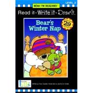 NIR! Read it, Write it, Draw it - Bear's Winter Nap - Level 2: (Hands on Reading , Writing and Drawing)