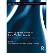 Making Space Public in Early Modern Europe: Performance, Geography, Privacy