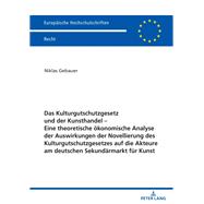 Das Kulturgutschutzgesetz und der Kunsthandel – Eine theoretische oekonomische Analyse der Auswirkungen der Novellierung des Kulturgutschutzgesetzes auf die Akteure am deutschen Sekundaermarkt fuer Kunst