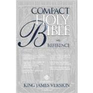 KJV Holy Bible Compact Reference, Silver Edition Button Flap