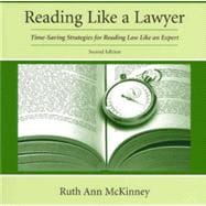 Reading Like a Lawyer : Time-Saving Strategies for Reading Law Like an Expert