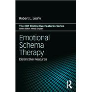 Emotional Schema Therapy: Distinctive Features,9781138561106
