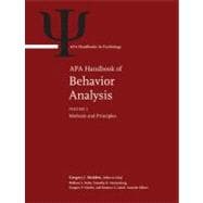 APA Handbook of Behavior Analysis