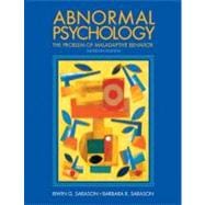Abnormal Psychology : The Problem of Maladaptive Behavior