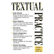 Textual Practice: Volume 6, Issue 1