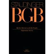 Prostg J. Von Staudingers Kommentar Zum Burgerlichen Gesetzbuch Mit Einfuhrungsgesetz Und Nebengesetzen 134-138; Anh Zu 138