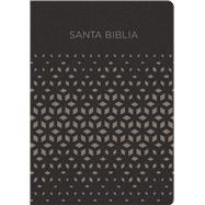 RVR 1960 Biblia para regalos y premios, negro/plata símil piel