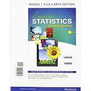 Elementary Statistics Picturing the World, Books a la Carte Edition