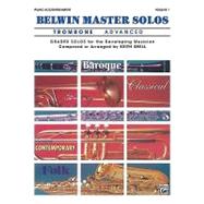 Belwin Master Solos (Trombone) : Advanced Piano Acc