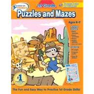 Hooked on Learning 1st Grade Puzzles and Mazes Workbook