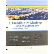 Bundle: Essentials of Modern Business Statistics with Microsoft Excel, Loose-leaf Version, 8th + MindTap, 1 term Printed Access Card