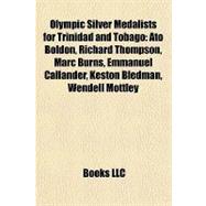 Olympic Silver Medalists for Trinidad and Tobago : Ato Boldon, Richard Thompson, Marc Burns, Emmanuel Callander, Keston Bledman, Wendell Mottley