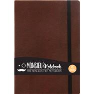 Monsieur Notebook Brown Leather Dot Grid Medium