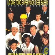 Lo que todo supervisor debe saber/What every supervisor should know