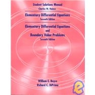 Boyce and Diprima's Elementary Differential Equations 7e and Elementary Differential Equations