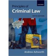 Principles of Criminal Law