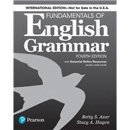 Fundamentals of English Grammar 4e Student Book with Essential Online Resources, International Edition