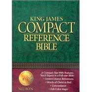 King James Compact Reference Bible: Pearl White Bonded Leather