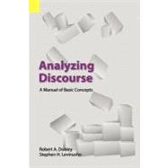 Analyzing Discourse: A Manual of Basic Concepts