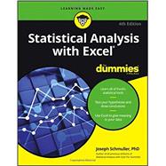 Statistical Analysis With Excel for Dummies