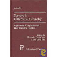 Surveys in Differential Geometry: Eigenvalues of Laplacians and Other Geometric Operators